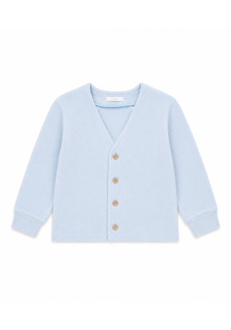 Cardigan con scollo a V U+E' BY MISS GRANT | UEM0960AZZURRO